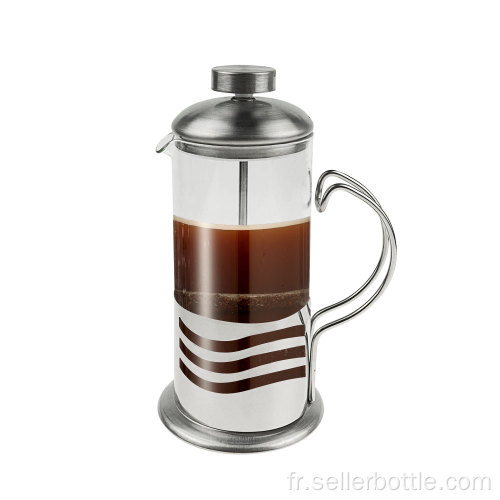 Cafetière à piston en verre de 320 ml